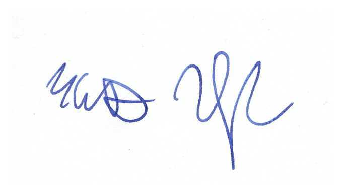 Unterschrift (eingescannt)